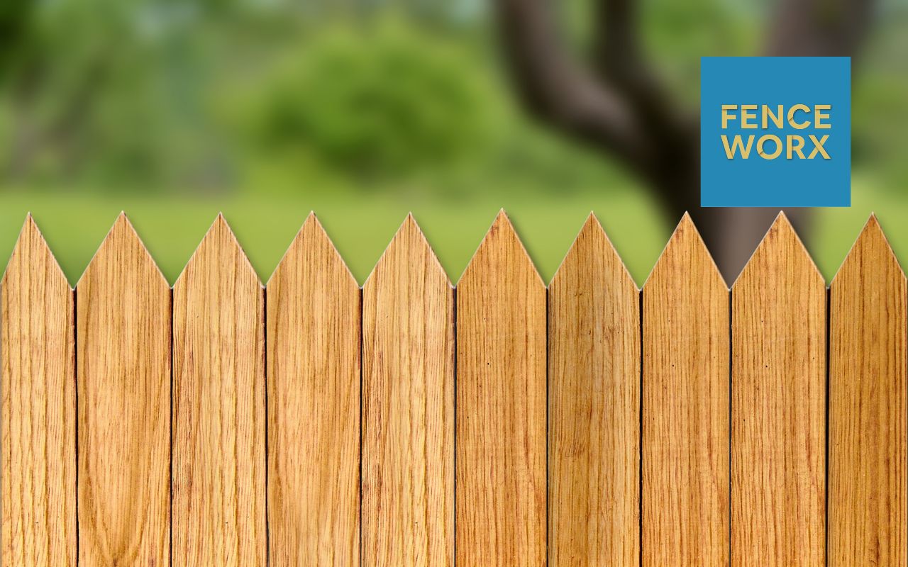 Wood fence