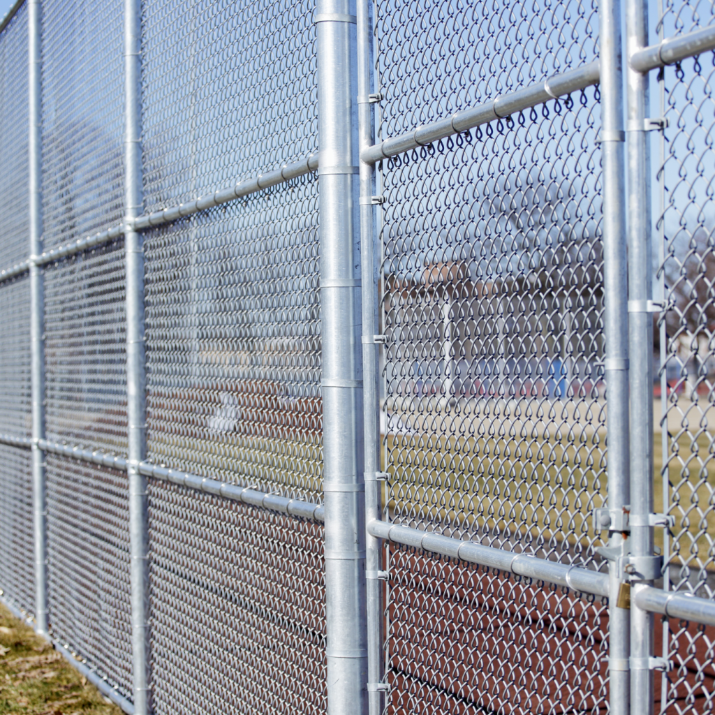 Commercial sports field fencing